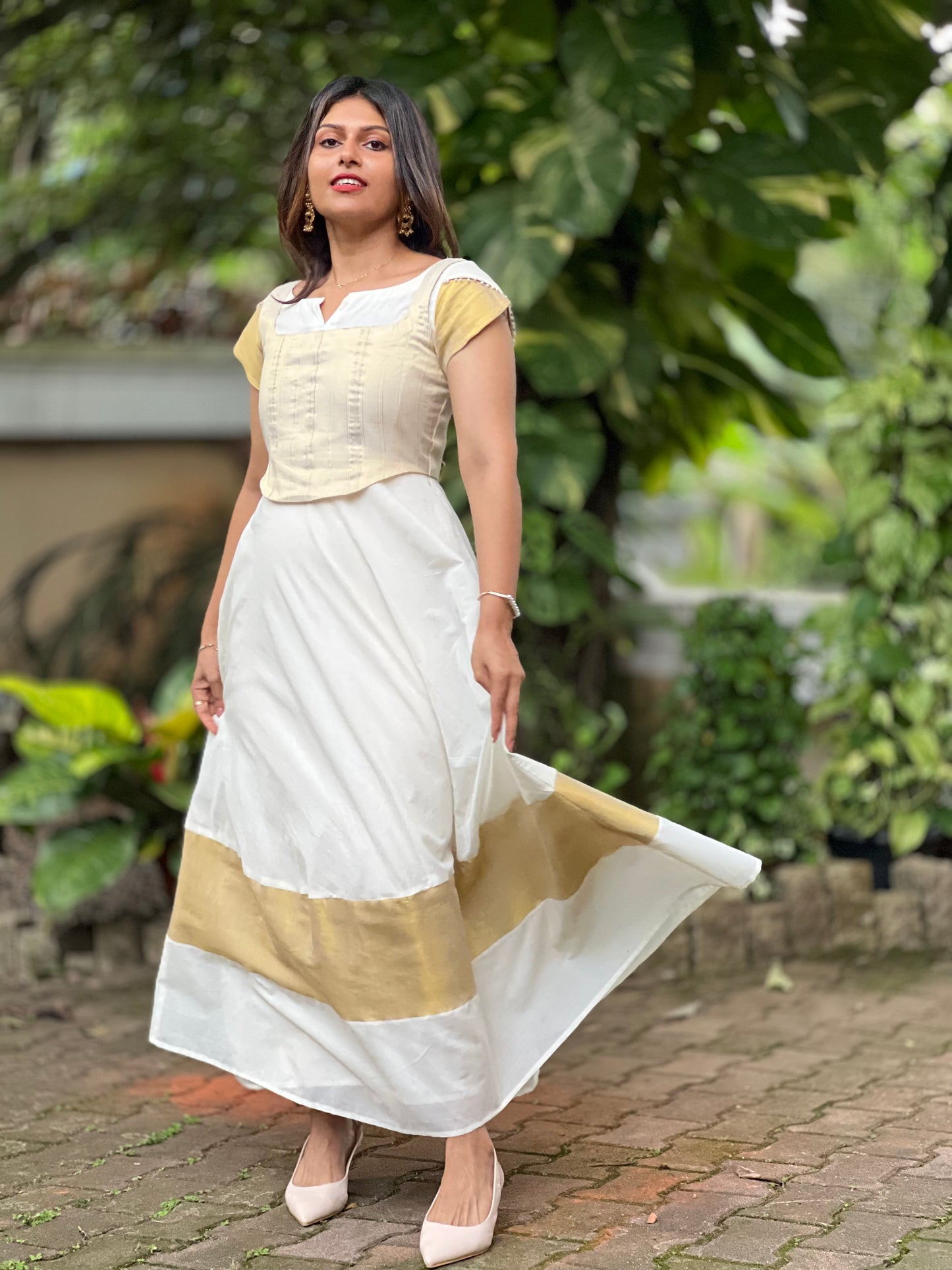 Uthara with Corset