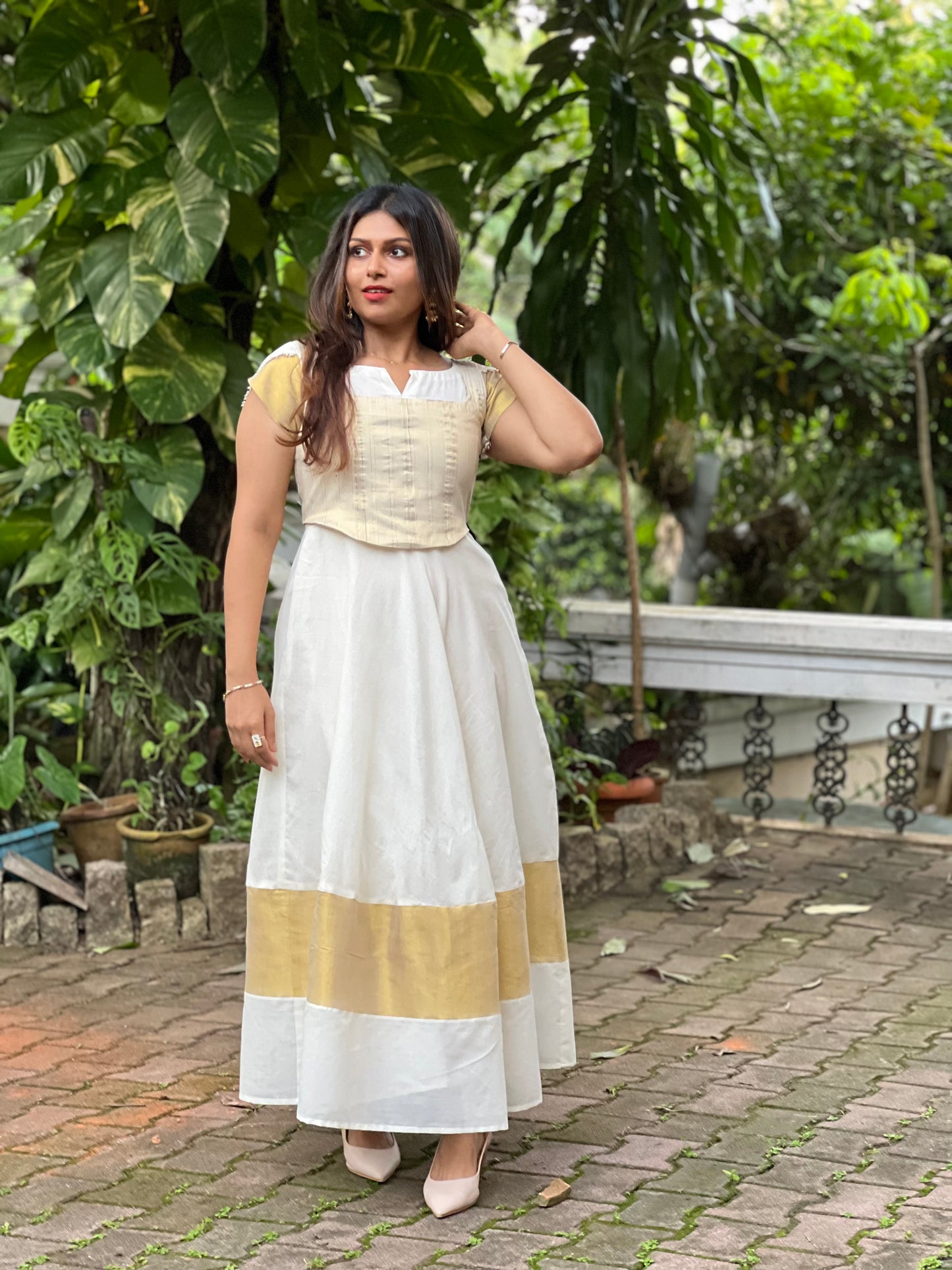 Uthara with Corset