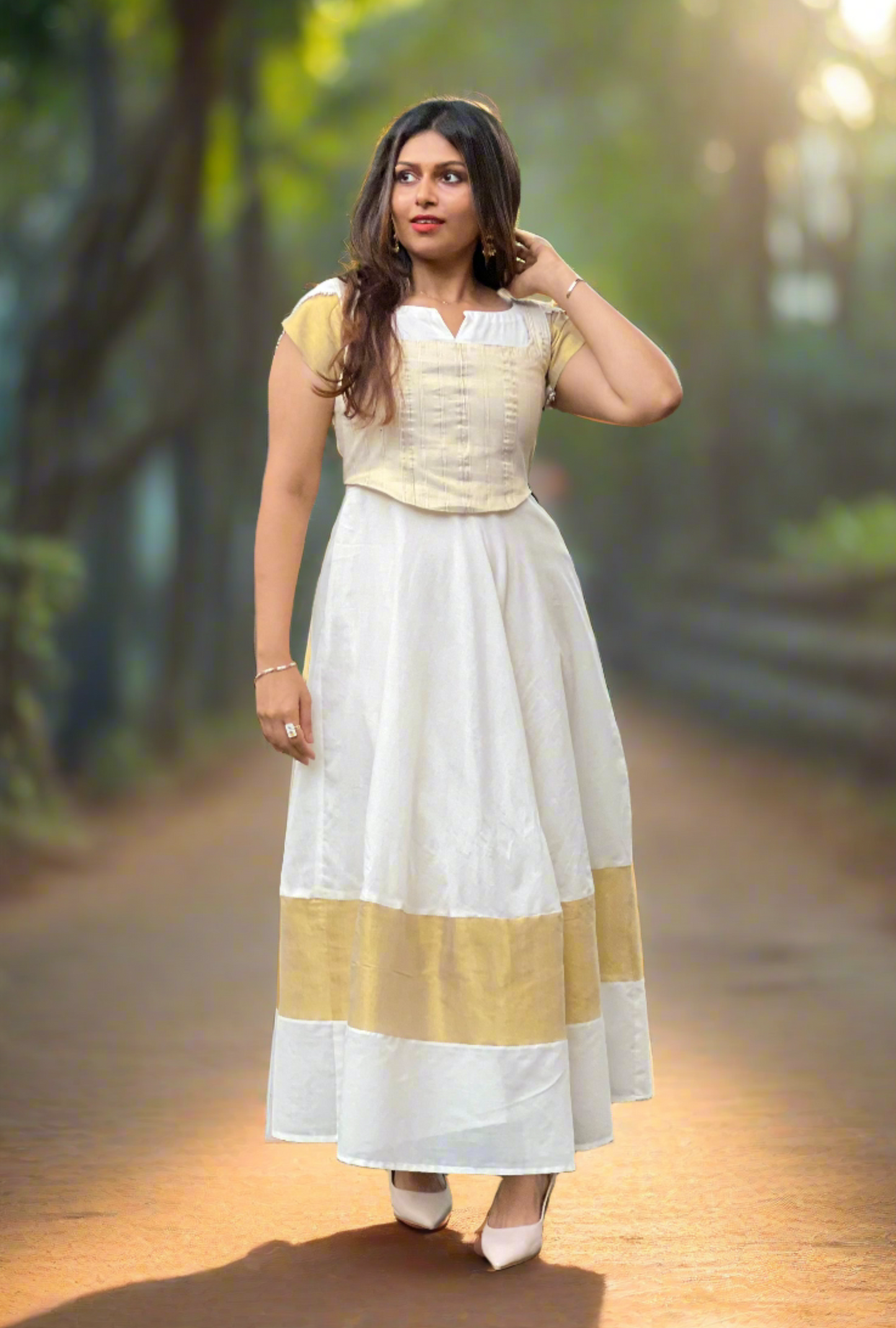Uthara with Corset
