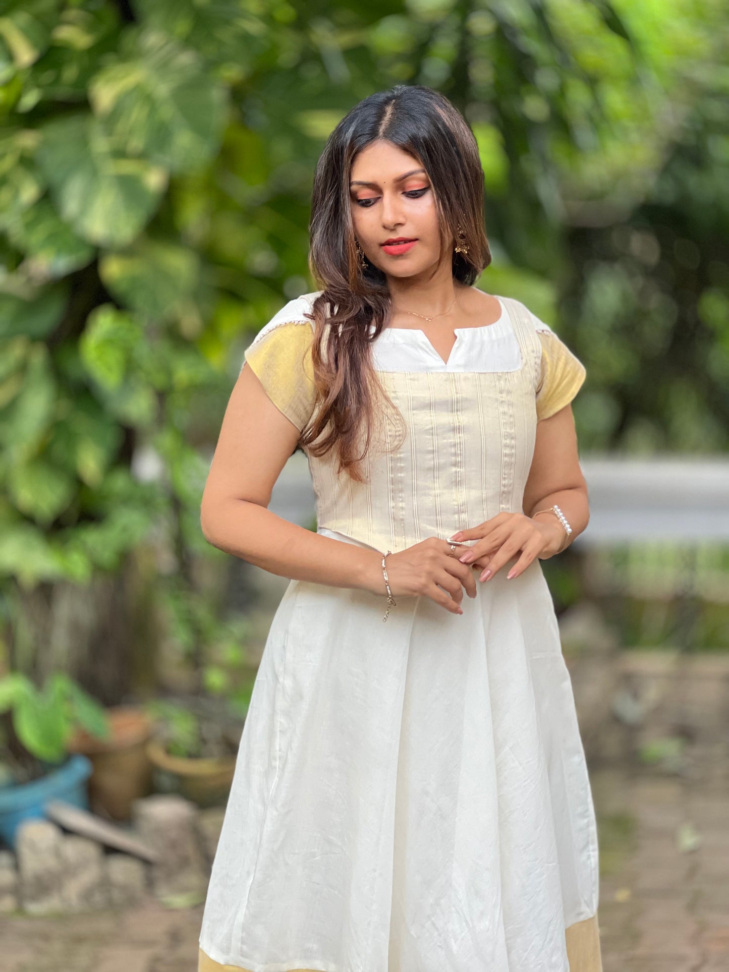 Uthara with Corset