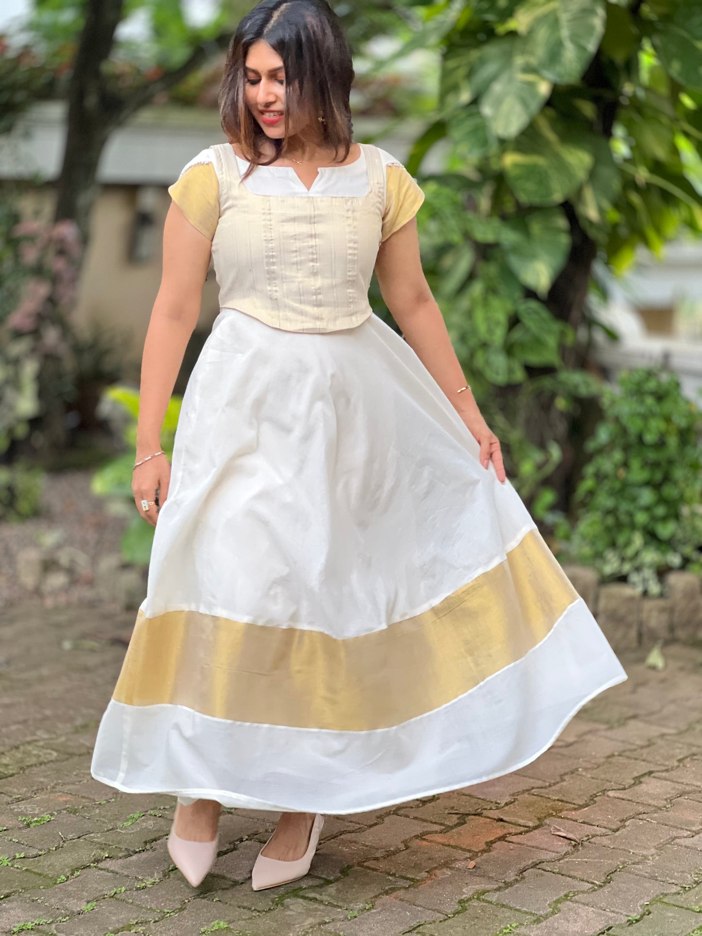 Uthara with Corset