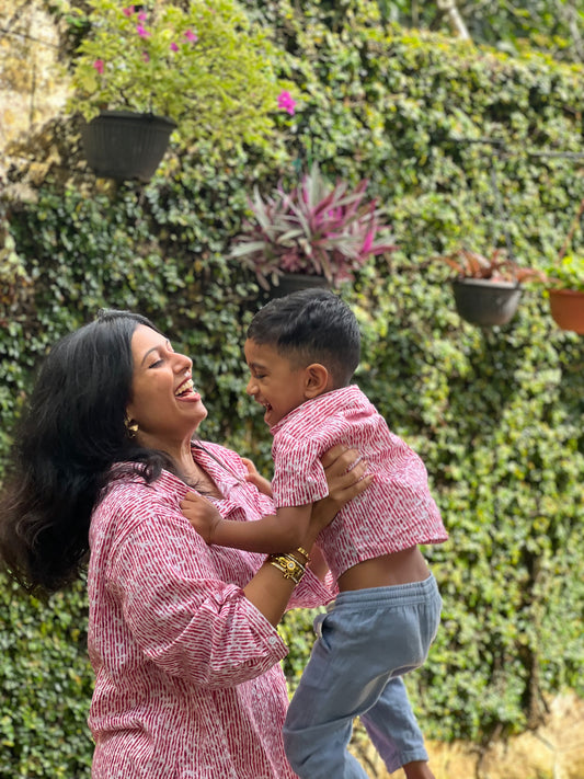 Berry Bloom- Son Twinning Dress ( Limited Edition )