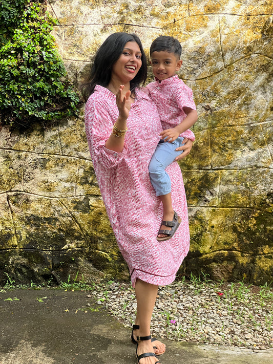 Berry Bloom- Mom Twinning Dress ( Limited Edition )