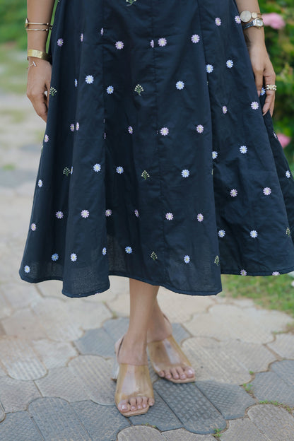 Twilight Halter Midi Dress with Jacket