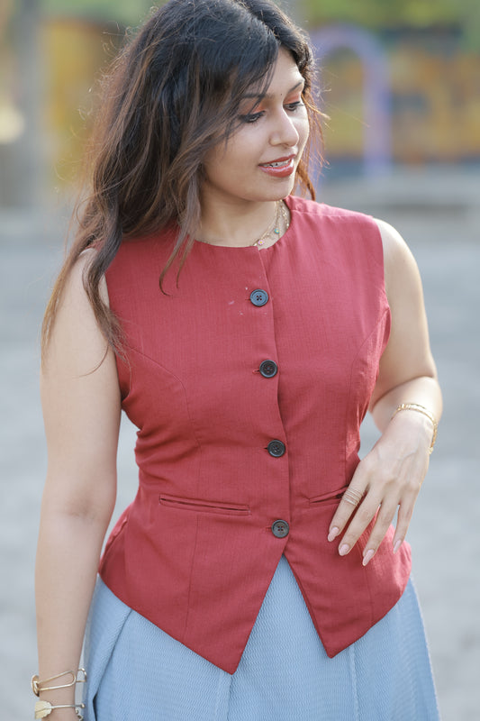 Red Breeze Co-Ord Set