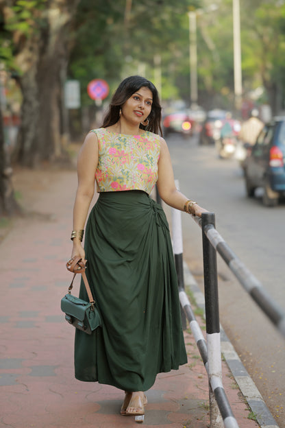 Yellow Mintee Skirt And Top