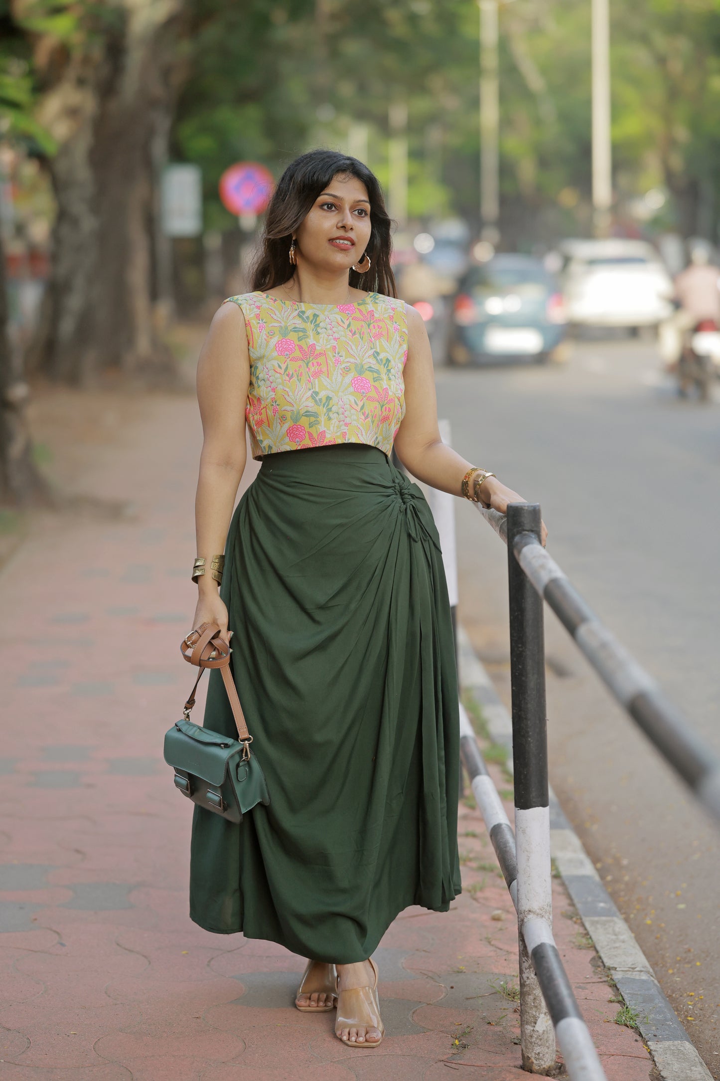 Yellow Mintee Skirt And Top
