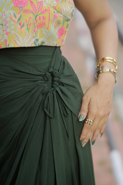 Yellow Mintee Skirt And Top
