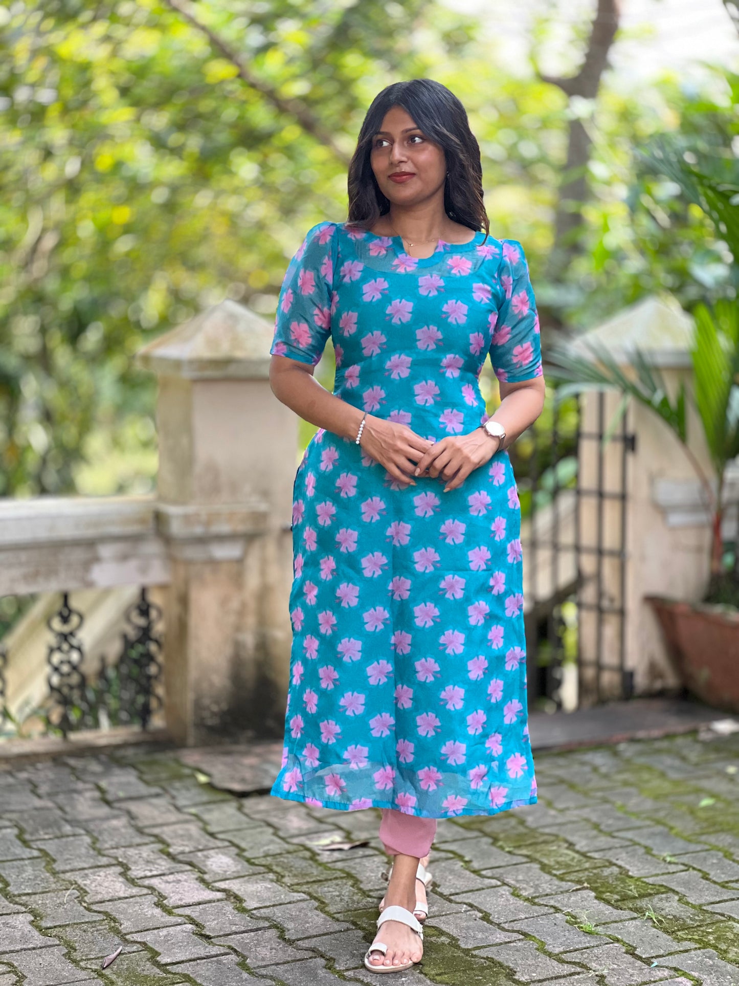 Rose Mallow kurthi