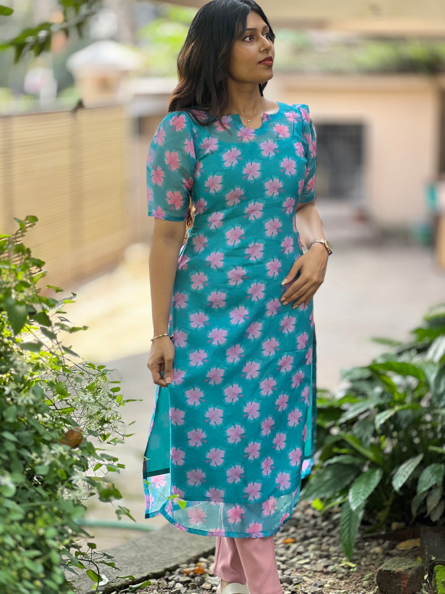 Rose Mallow kurthi