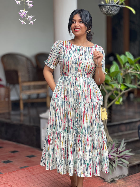 Iza Tiered Dress