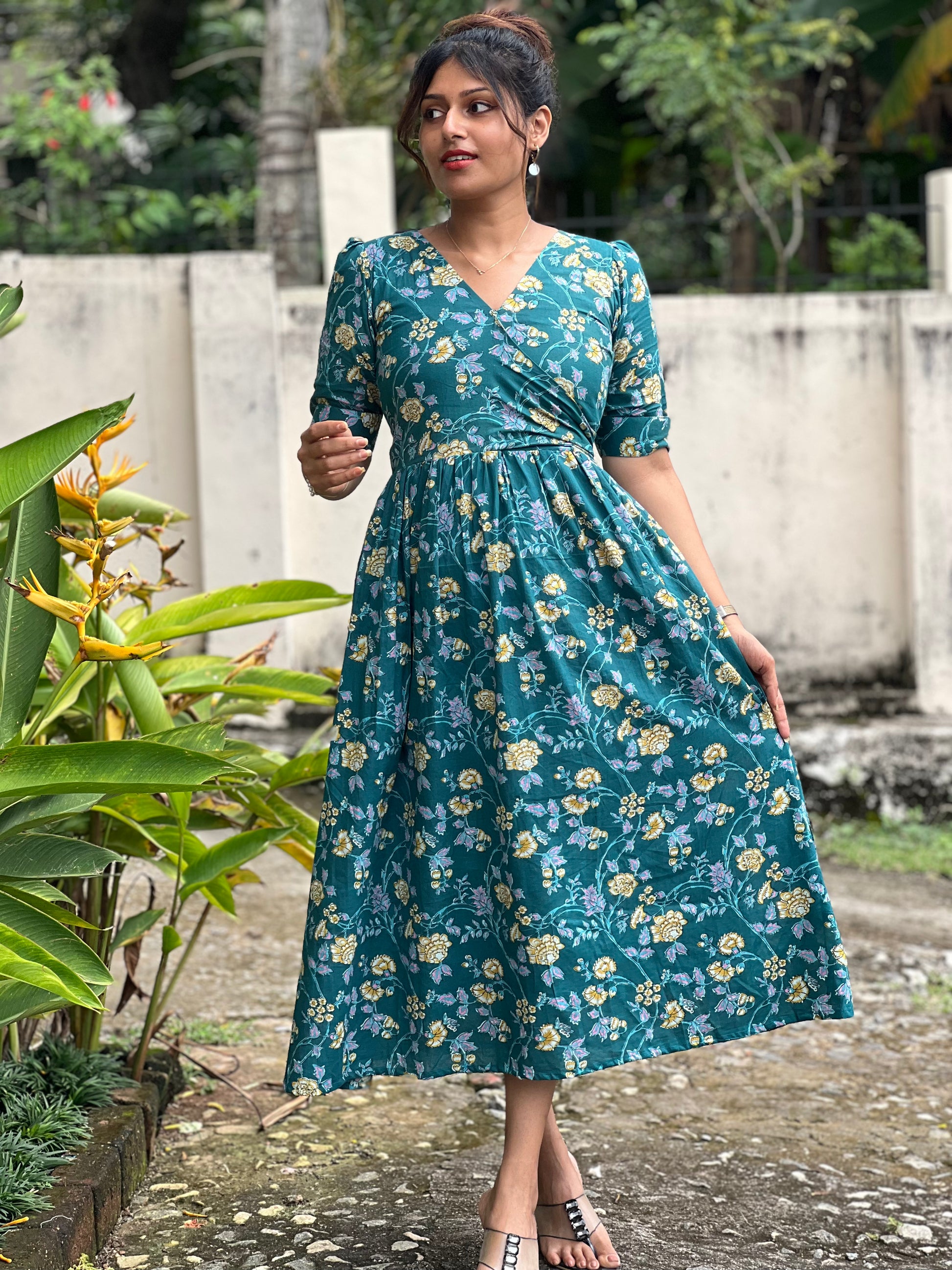 Samantha Wrap Waist Dress The Morena Label