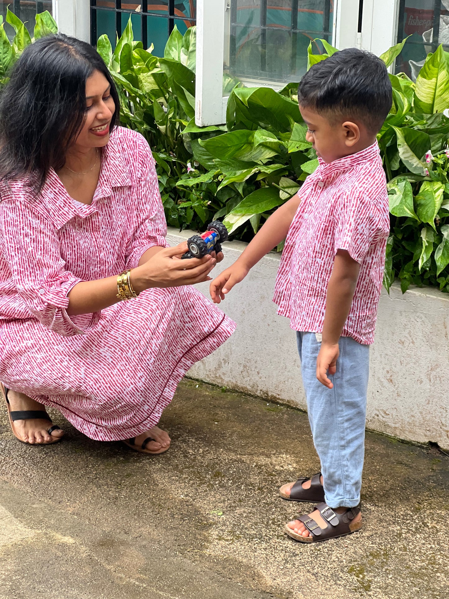 Berry Bloom- Son Twinning Dress ( Limited Edition )