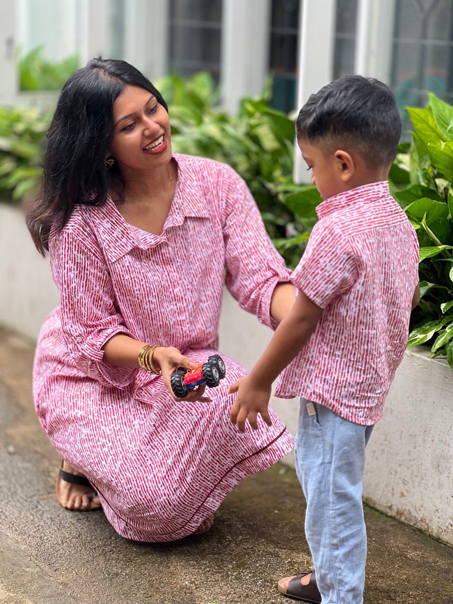 Berry Bloom- Son Twinning Dress ( Limited Edition )