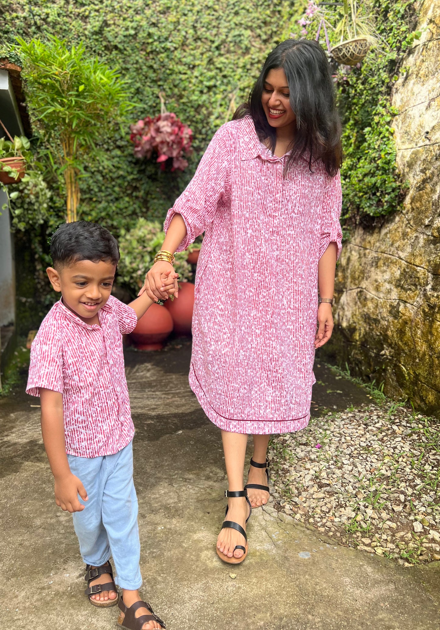 Berry Bloom- Son Twinning Dress ( Limited Edition )