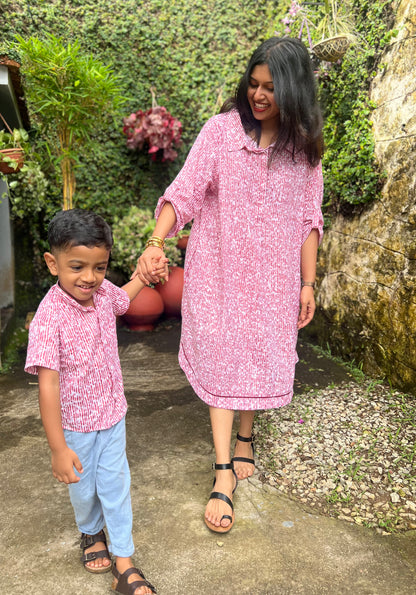 Berry Bloom- Son Twinning Dress ( Limited Edition )