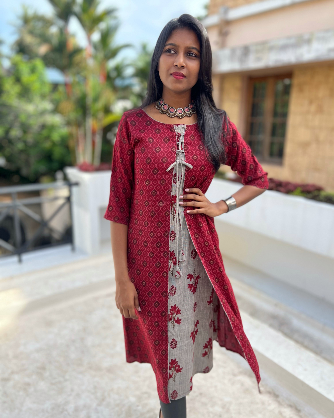 Cardigan kurti top